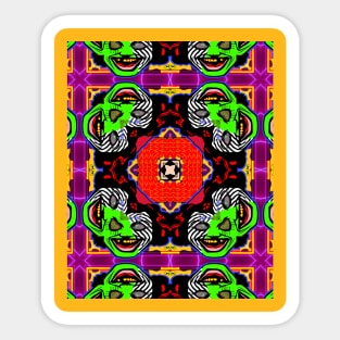 Hypnotic mind games haunted by clown lsd candy machine x 666 Sticker